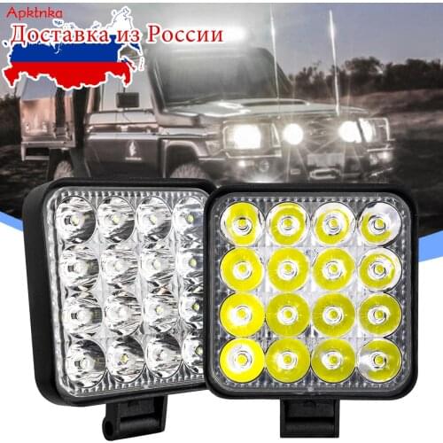 LED Work Light Bar 48W Spot Flood Beam Lamp Driving Daytime Running Work Lamp Household Lighting Garden Backyard Garage Indoor