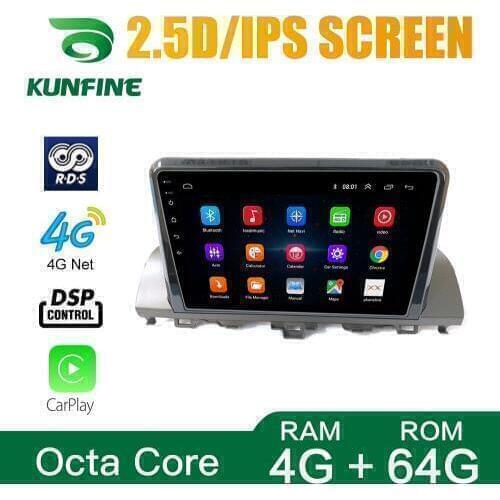 Octa Core Android 10.0 Car DVD GPS Navigation Player Deckless Car Stereo for Honda Accord 2018 2019 2020 Radio Headunit Wifi