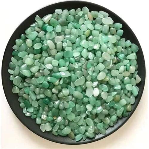 Green Aventurine Crystal Chips Wholesale Natural Polished Gravel For Healing Reiki
