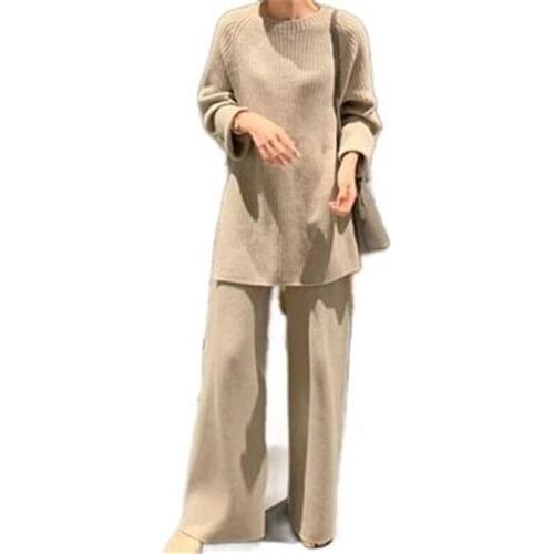 2021 Womens Two Piece Sets Spring Autumn New Arrivals Female 2 Suits Trendy Shirt Irregular Loose Vest Lady Pleated Dresses Suit