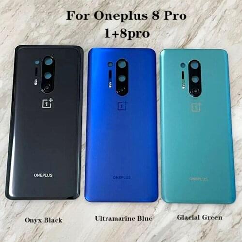 100% Original Back Cover For Oneplus 8 Pro 8Pro Oneplus8Pro Rear Back Housing Door Battery Cover Panel Mobile Phone Case Shell