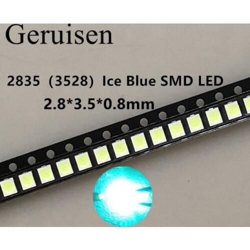 1000pcs/lot SMD LED Diodes 2835 Diode 3528 SMD LED Diodo Kit Green RED WARM White ICE Blue Yellow Pink Purple-UV Orange