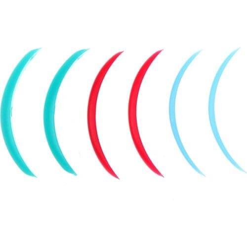 3/5 Pairs Silicone Eyelash Perm Pad Colorful Recycling Lashes Rods Shield Lifting 3D Eyelash Curler Accessories Applicator Tools