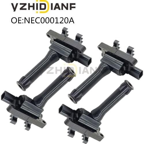 4PCS ORIGINAL QUALITY IGNITION COIL NEC000120A 0040100501 FOR ROVER- 350 360 E550 MG 3 5 GT ZS ZOTYE T600 1.3L 1.5L 1.5T (2009-)
