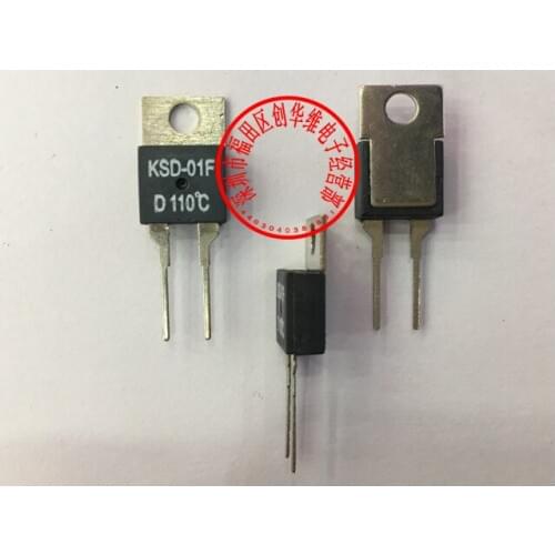 5pcs/Temperature switch Thermostat JUC-31F KSD-01F 110 Degrees Celsius Normally closed (N.C) D110C/Normally open (N.O) H110C