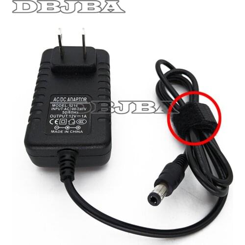 5pcs universal switching ac dc power supply adapter 12v 1a 1000mA adaptor connector US plug 5.5*2.5mm