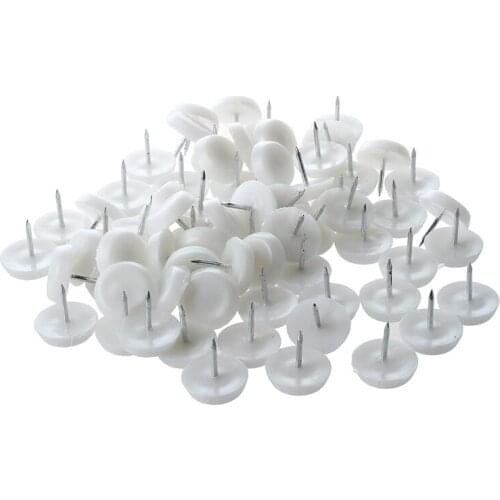 70 Chair Table Feet Nail Pad Nail-On Glide Floor Protector 1.8mm
