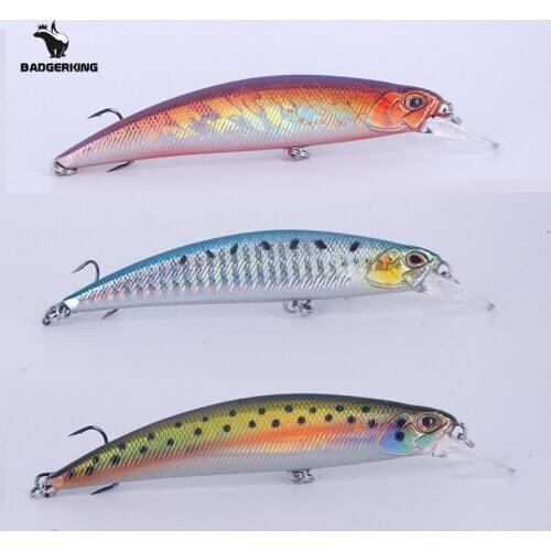 9.5cm 15g minnow artificial bait Fishing Lure Wobblers hard bait For Bass Pike perch jerkbait fake hard lure for fishing