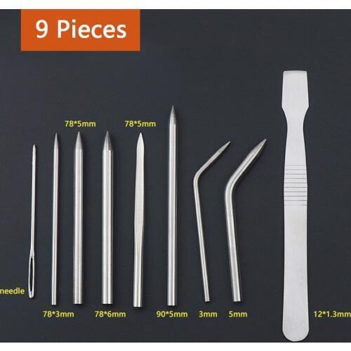 Accessories Outdoor Lacing Stitching Bracelet Paracord Fids Tools Portable DIY Handmade Stainless Steel Camping Weaving Needle