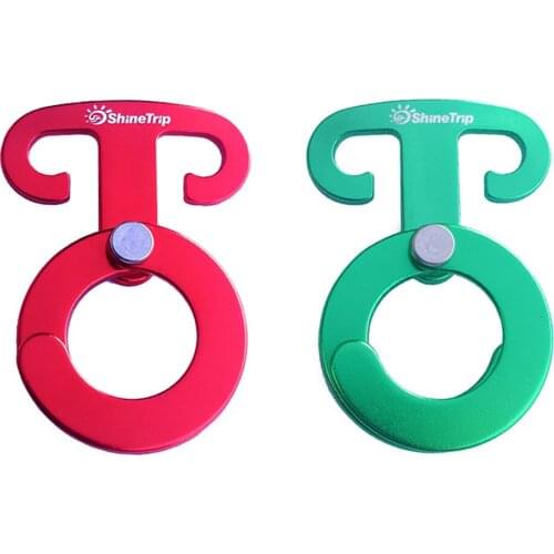 Quick Camping Tent Wind Rope Buckle Outdoor Hanger O-type Buckle Tent Accessory Camping Portable Outdoor Elements