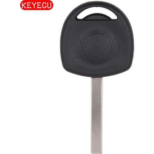 Keyecu Transponder Key Shell Case Fob for Vauxhall Opel Corsa C 2004 -2007 Agila Combo Van Tigra B Uncut HU100 Blade 10pcs/lot