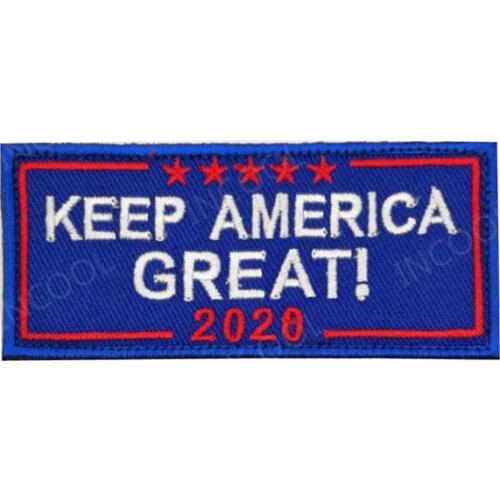 Keep America Great 2020 Trump Embroidery Patch Tactical Military Decorative Patches Appliques Combat Embroidered Badges