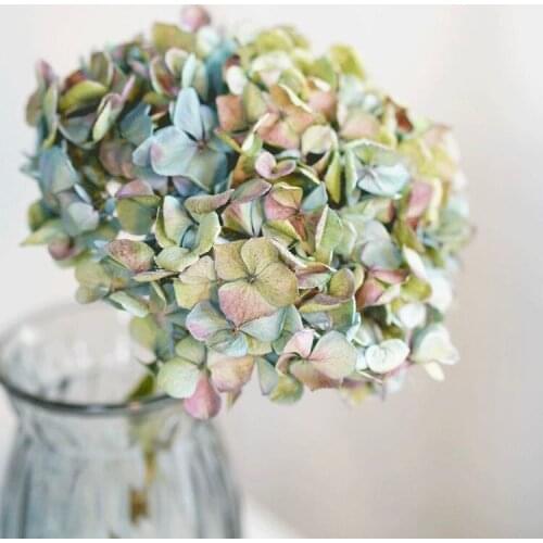 Artificial Flowers Silk Hydrangea for Home Decoration Accessories Wedding Decorative Fake Plants Christmas Garland Material