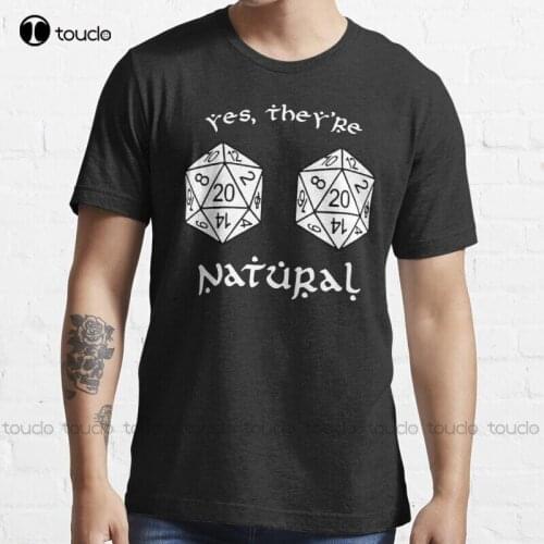 New D20 Dragons T-Shirt Cotton Men Tee Shirt