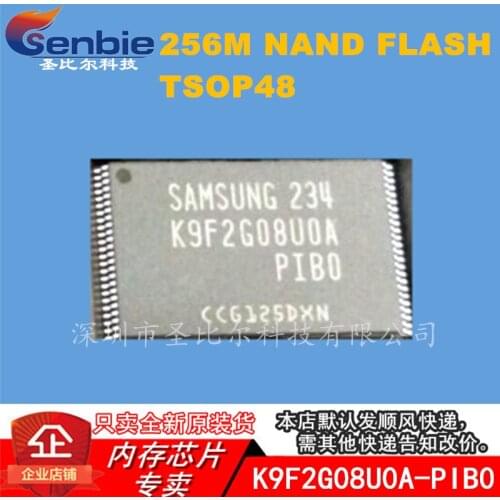 New10piece K9F2G08UOA-PIBO K9F2G08U0A-PIB0 TSOP48 Memory IC
