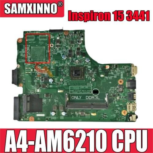 Original Laptop motherboard For Dell Inspiron 15 3441 3541 3442 3542 A4-AM6210 Mainboard 13325-1 CN-03F7WK 03F7WK
