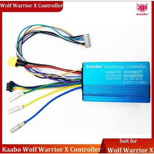 Original Kaabo Wolf WarriorX 60V 30A Sine Wave Controller 60V 27A*2 Minimotor Controller Suit for Kaabo Wolf WarriorX E-Scooter
