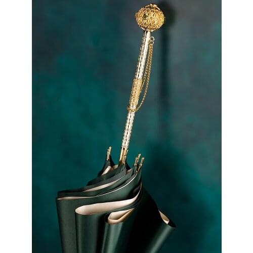 Windproof Business Umbrella Long Handle Fashion Luxury Beach Adult Umbrella Uv Protection Sombrilla Playa Rain Gear BD50UU