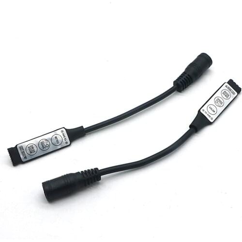 SZYOUMY LED Controller Switch Brightness Dimmer Mini DC 12V 3 Keys For RGB 5050 3528 5630 5730 3014 Led Strip Light lamps