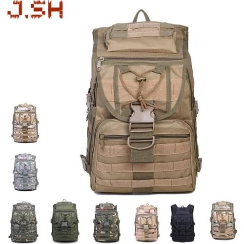 Junsheng Outdoor Backpack Army Fan Bag Travel Backpack X7 Swordfish Combat Bag Mountaineering Camouflage Bag 40 Liters