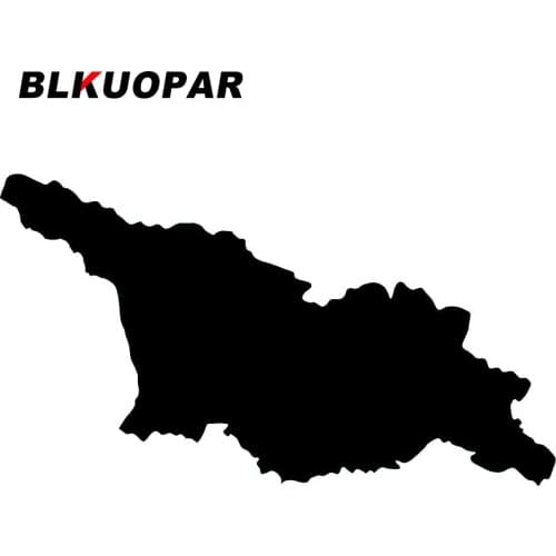 BLKUOPAR for Georgia Map Silhouette Car Stickers Fashionable Decals Vinyl Car Wrap Campervan Waterproof Snowboard Scratch-Proof