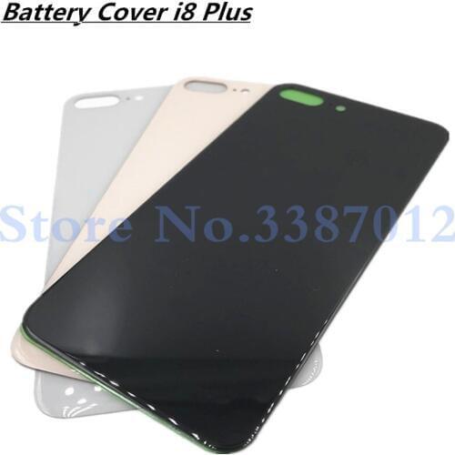 For IPhone 8 Plus Housing Back Battery Door Rear Cover Chassis + Adhesive Sticker