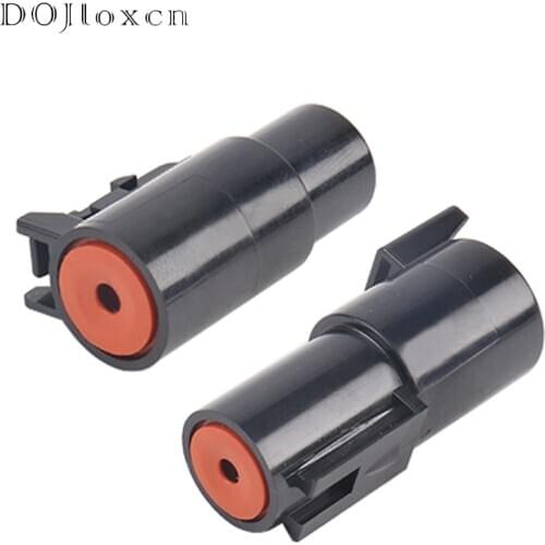 1 Set 1 Pin High-End DEUTSCH Male Female Black Connector ROHS Environmental Protection DTHD04-1-8P DTHD06-1-8S