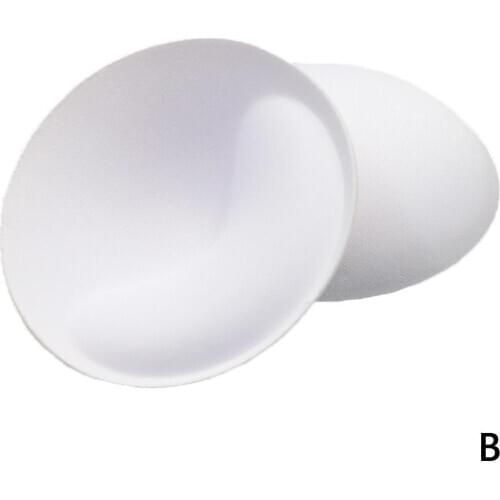 1pair Thick Sponge Chest Cushion Round Removeable Bra Padding Pads Up Women Push Breast Swimsuit Inserts Sports Accessories M2X8
