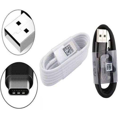 100pcs/lot 100% Genuine Original USB Type C Cable 1.2M 2A FAST Charger Cable for Samsung Galaxy s9 S8 note 7 LG G5 Xiaomi