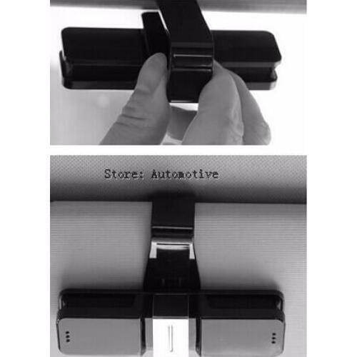 2 Color For choice! For Volvo XC90 / XC60 / S60 / S60L / S80 / V40 / V60 Double-sided Car Glasses Card Clip / Glasses Supporter