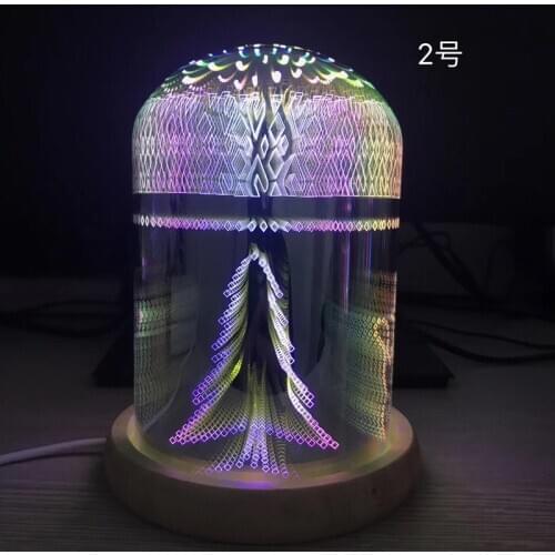 3 d lamp a night light 3 d lamp glass lampshade magic small night lamp USBLED household atmosphere light