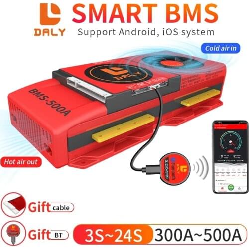3S 4S 7S 8S 10S 12S 13S 14S 15S 16S 17S 20S 24S BMS for lithium ion battery DALY Smart Li-ion LiFePO4 LTO Lipo Battery 3S-24S