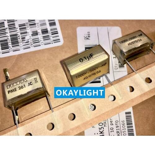 5PCS Thin film capacitor PME261JC6100KR30 0.1UF 10% 500VAC