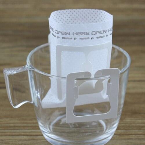 50pcs Disposable Drip Coffee Cup Filter Bags Hanging Cup Coffee Filters Coffee and Tea Tools