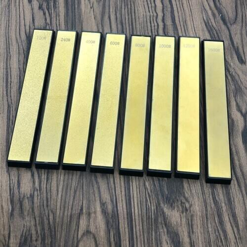 8 pcs golden diamond sharpening stone knife sharpener kitchen tools grinding stone