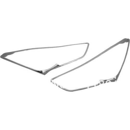 Car Styling Chrome Head Light Cover For Hyundai Santa Fe 2013 up
