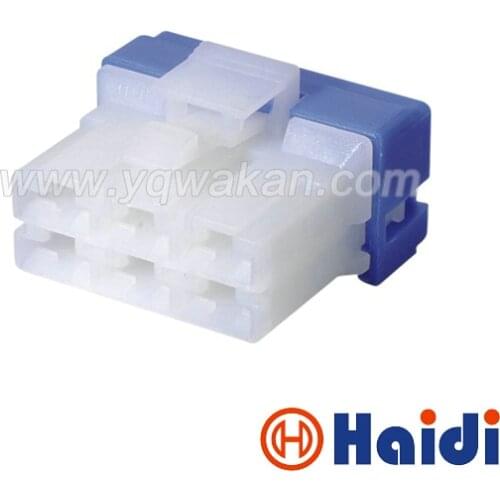 Free shipping 2sets 6pin auto plastic housing plug male electrical wiring cable connector PH776-06015