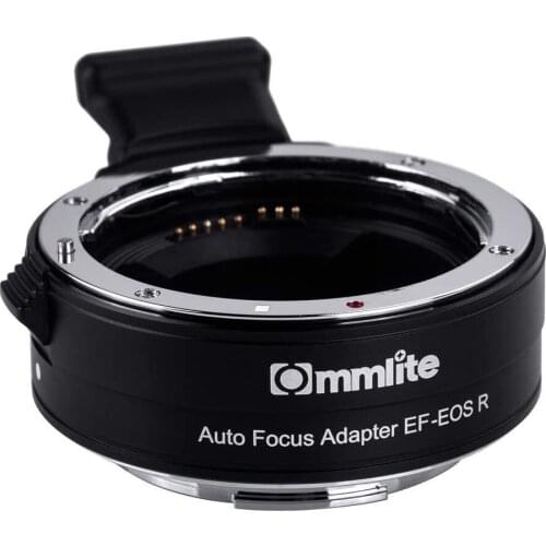 Commlite CM-EF-EOSR Electronic AF Lens Mount Adapter Ring for Canon EF/EF-S Lens to use for Canon EOS RF-Mount Full-frame Camera
