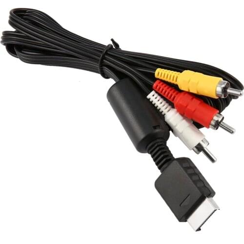For PS2 AV Conversion Cable 1.8m Durable Copper Material Games Accessories For PS2 AV Conversion Cable