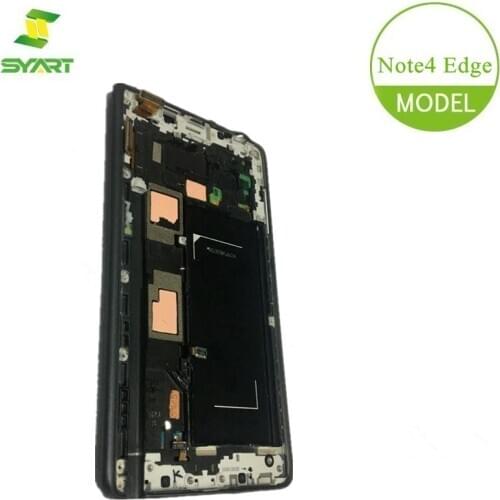 For Samsung Galaxy Note 4 Edge LCD Display With Touch Screen + Frame Digitizer Assembly For Note4 Edge N915 N915F LCDs Screen
