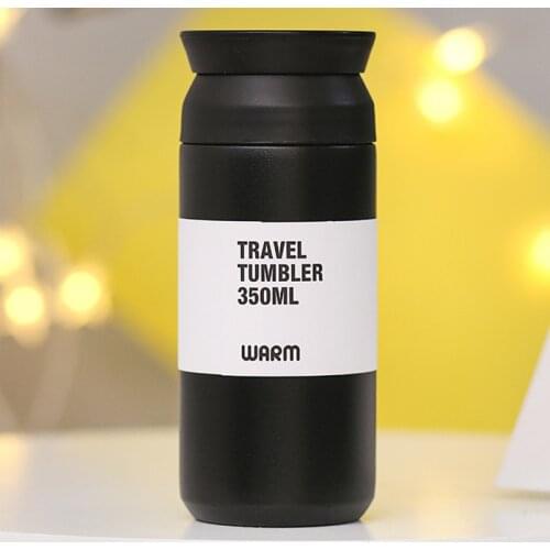 350Ml Travel Mug Vacuum Flasks Stainless Steel Thermos Bottle Mini Portable Coffee Tea Cup for Student Thermo Mug Drinkware