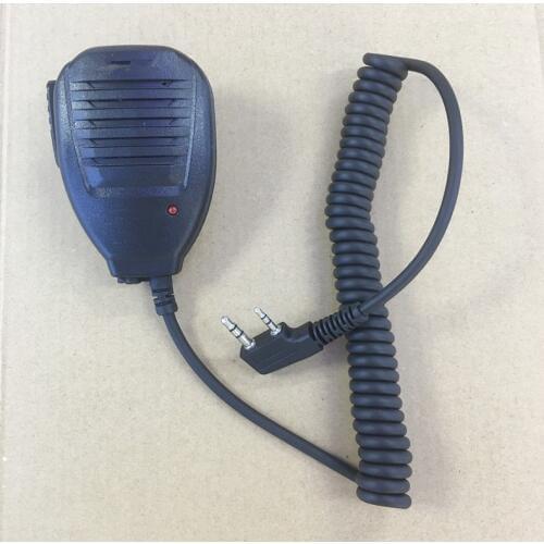 Handfree microphone K plug 2pins for Kenwood Baofeng Quansheng,Puxing Wouxun etc walkie talkie with indicate light