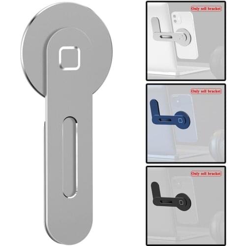 Laptop Cell Phone Mount For IPhone12 Series, Collapsible Metal Paste Base Office Monitor Magnetic Holder Adapt To Series