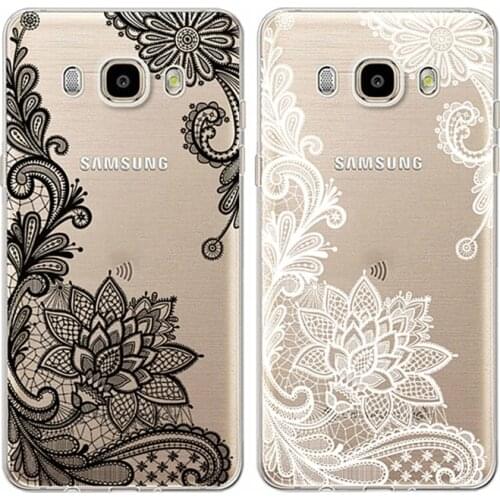 Lace Mandala Flower Soft TPU Silicone For Samsung Galaxy S9 S8 Plus S6 S7 Edge S5 S4 A3 A5 A7 J1 J3 J5 J7 2016 2017 Cases