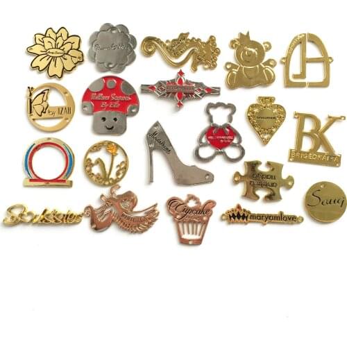 Best Price High Quality Custom Brand Logo Clothing Metal Label For Garment Tags