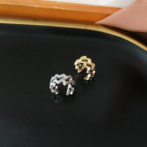 Vogue Hiphop Wave Metal Ear Cuff Hoop Cute Ear Clip Single