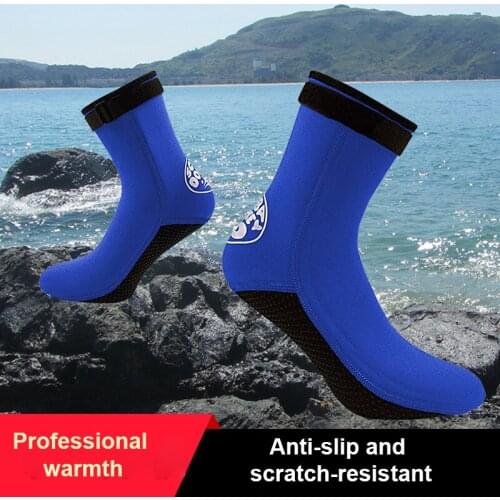 Men women Neoprene Diving Socks Shoes Water Boots Non-slip Beach Boots Wetsuit Shoes Warming Snorkeling Diving Surfing Socks