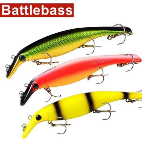 Plastic Minnow lure troll woofer wobler na ryby Crank baits fish pike topwater lures leurre goods for fishing tackle 15cm 33g