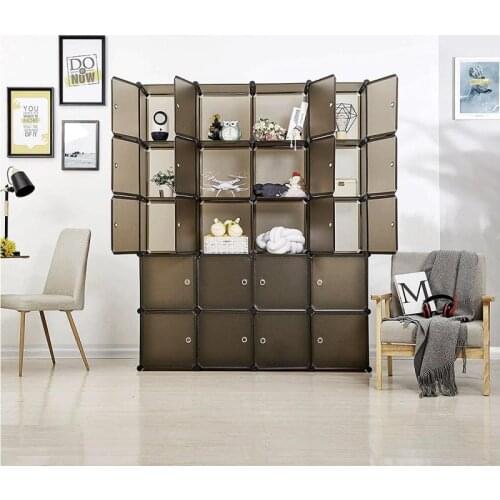Plastic Clothes Cabinet Wardrobe Closets Bedroom Storage Box Organizer Modern Storage Organizer Closets Furniture HWC
