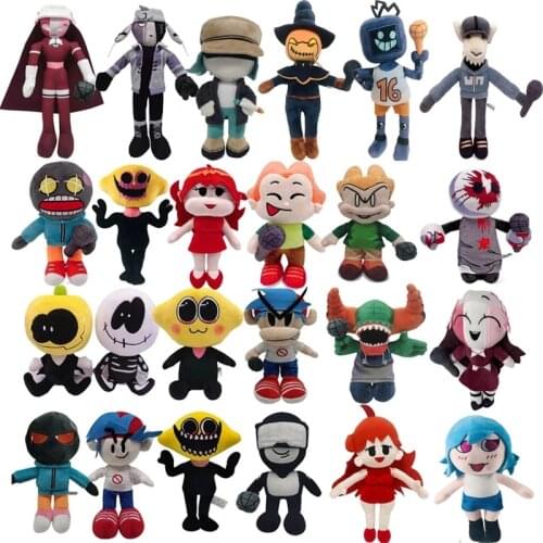 Anime Friday Night Funkin Plush Toy Cute Spooky Month Skid Pump Stuffed Dolls Children Gift